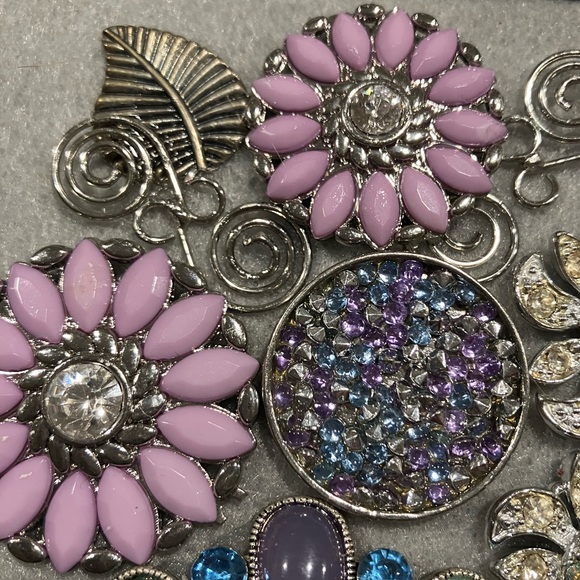 FRAMED JEWELRY ART COLLAGE UNIQUE HOME DECOR HANDMADE UNIQUE OOAK GIFT 🎁 - Picture 6 of 10